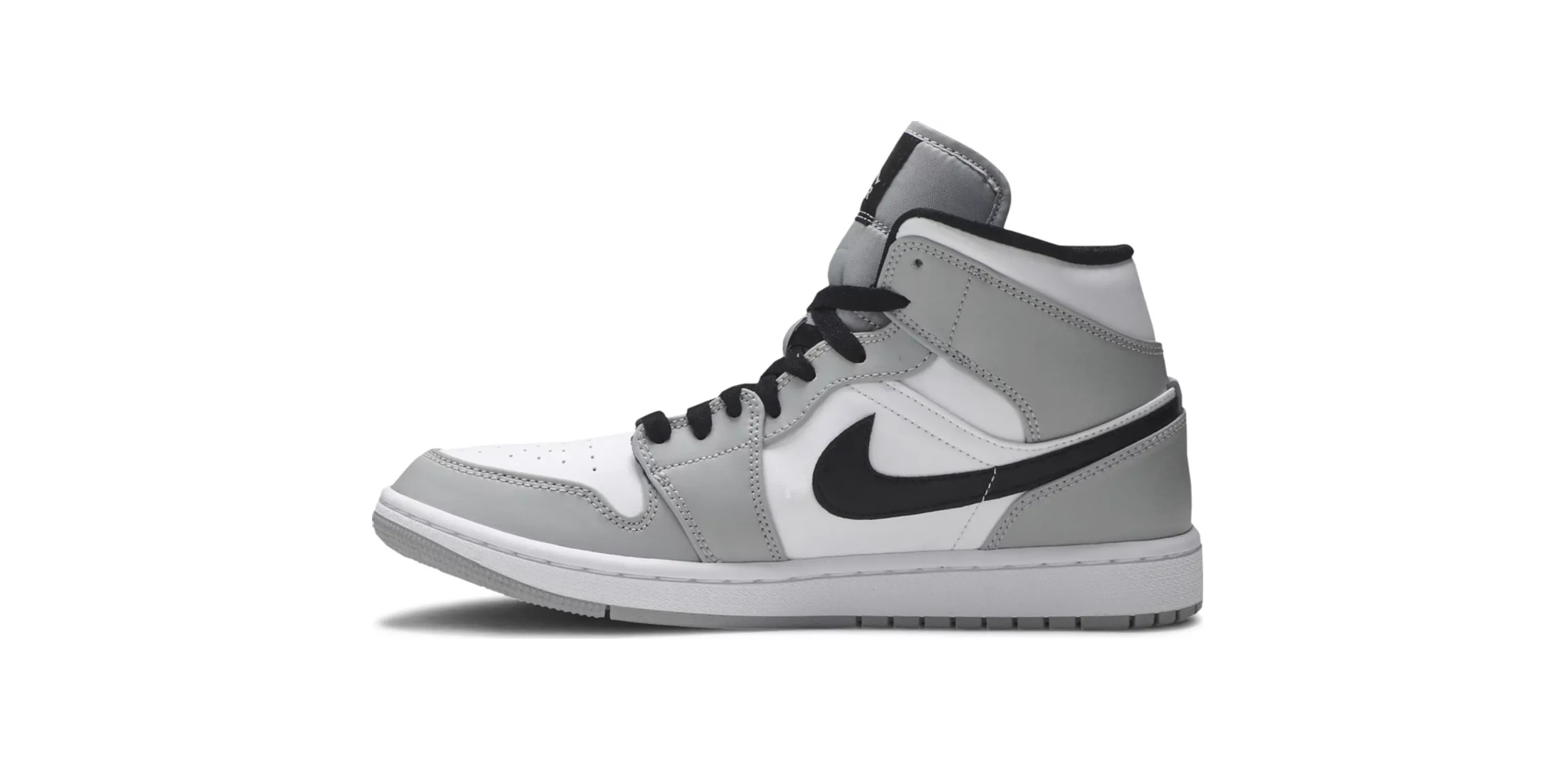 JORDAN 1 MID LIGHT SMOKE GREY (M)