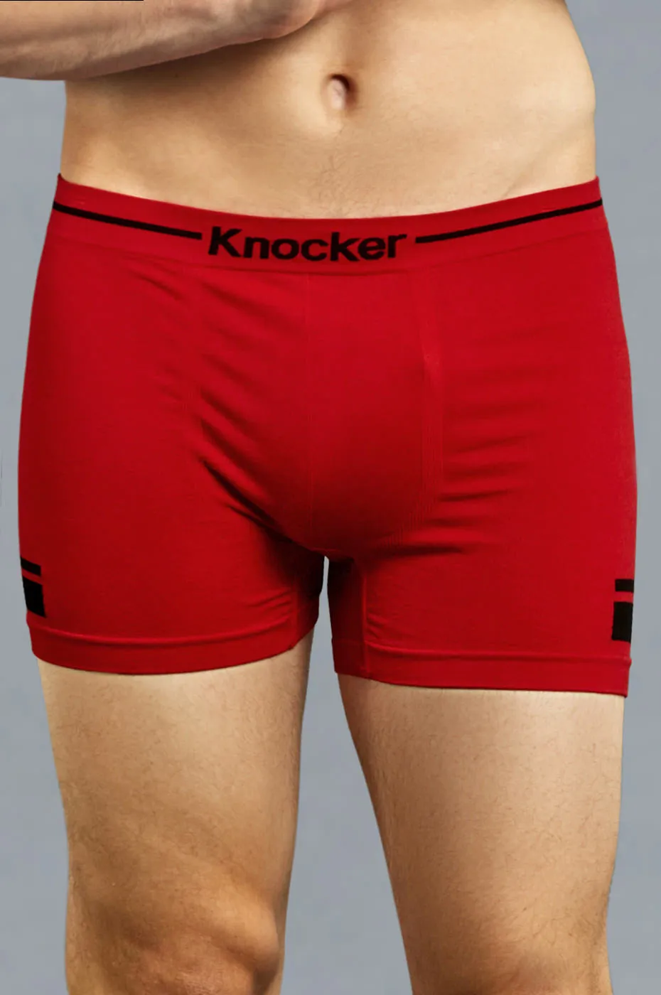 KNOCKER MEN'S SEAMLESS BOXER BRIEFS (MS019M)