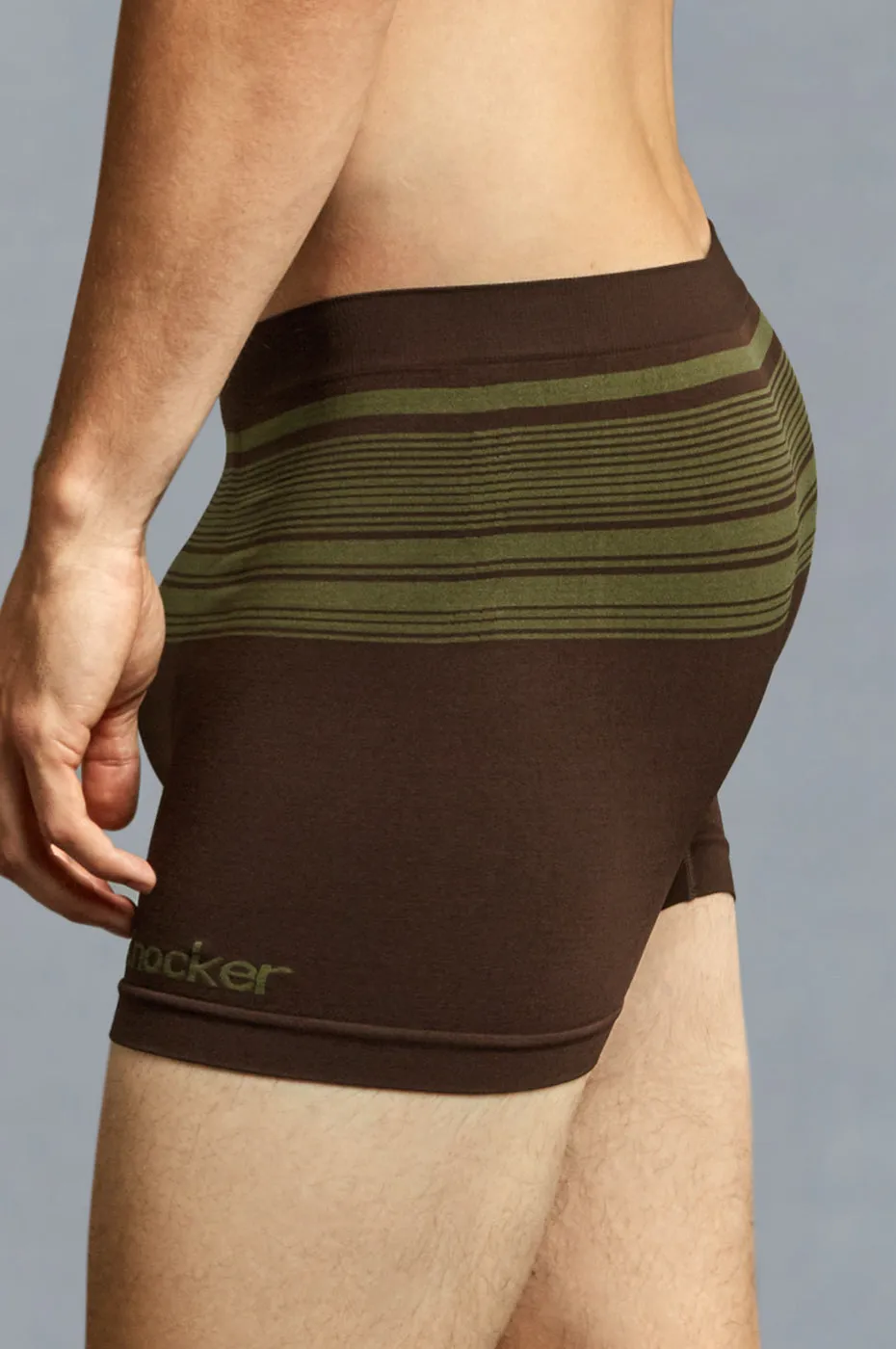 KNOCKER MEN'S SEAMLESS BOXER BRIEFS (MS031M)