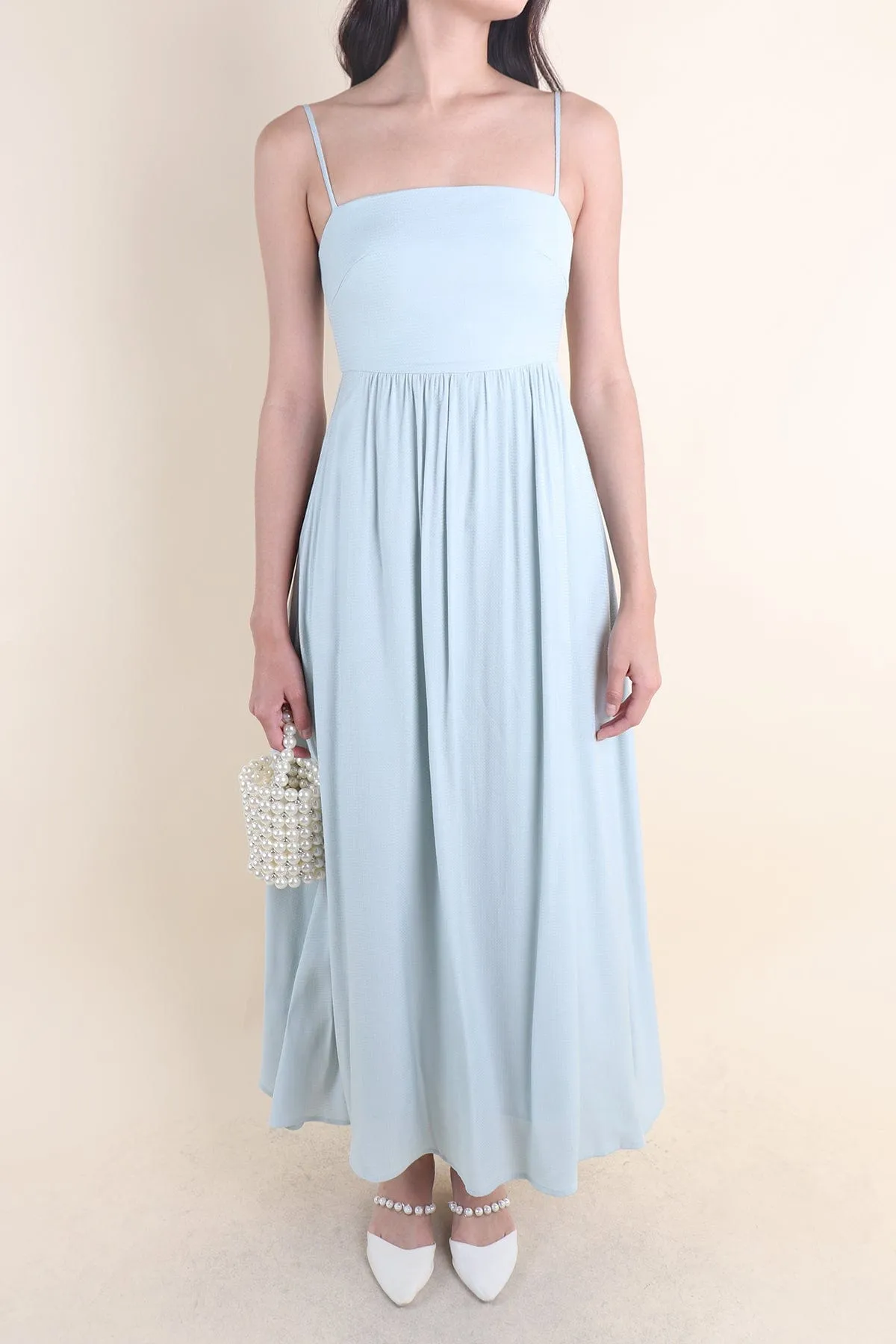 KOMMA MAXI DRESS IN SAGE