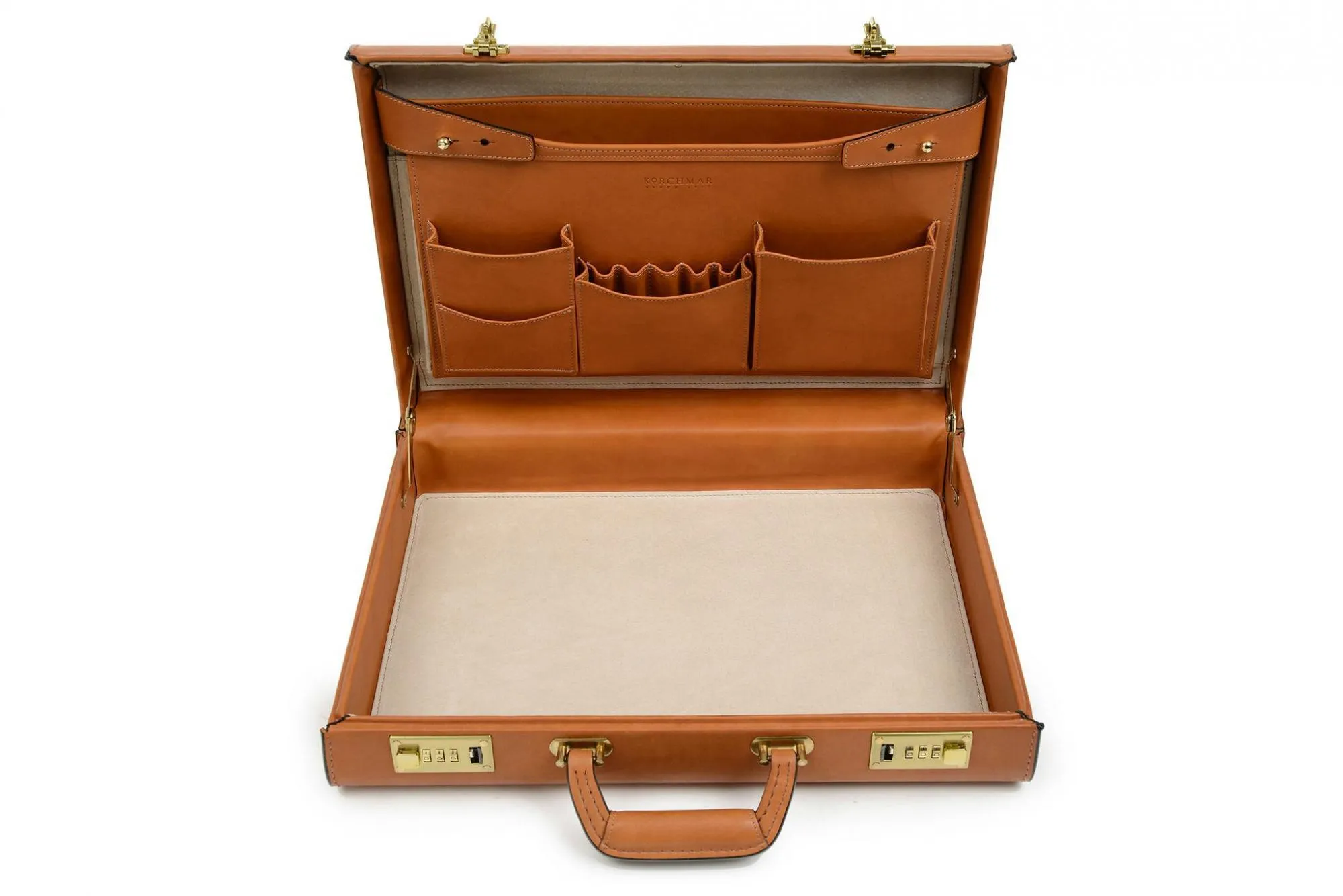 Korchmar Classics 4" Monroe Belting Leather Attache