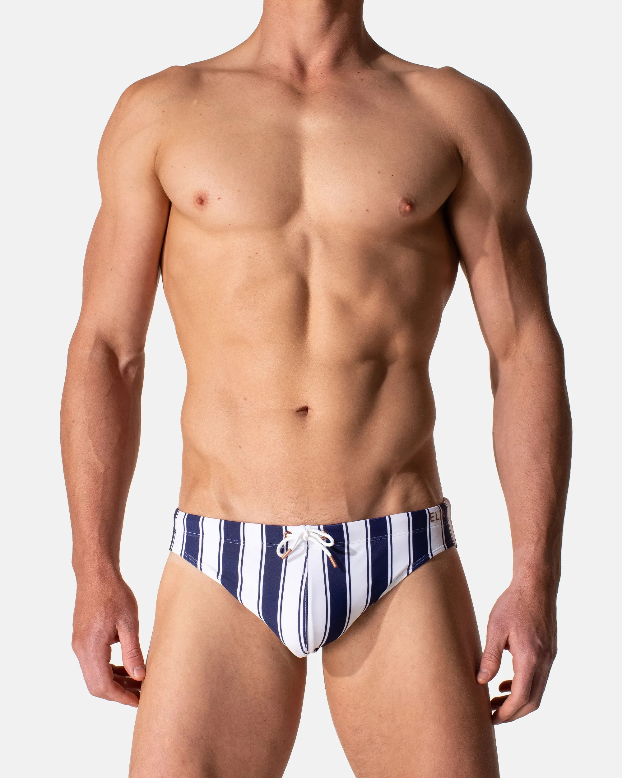 Kos Enhancing Swim Brief - Nautical Stripe