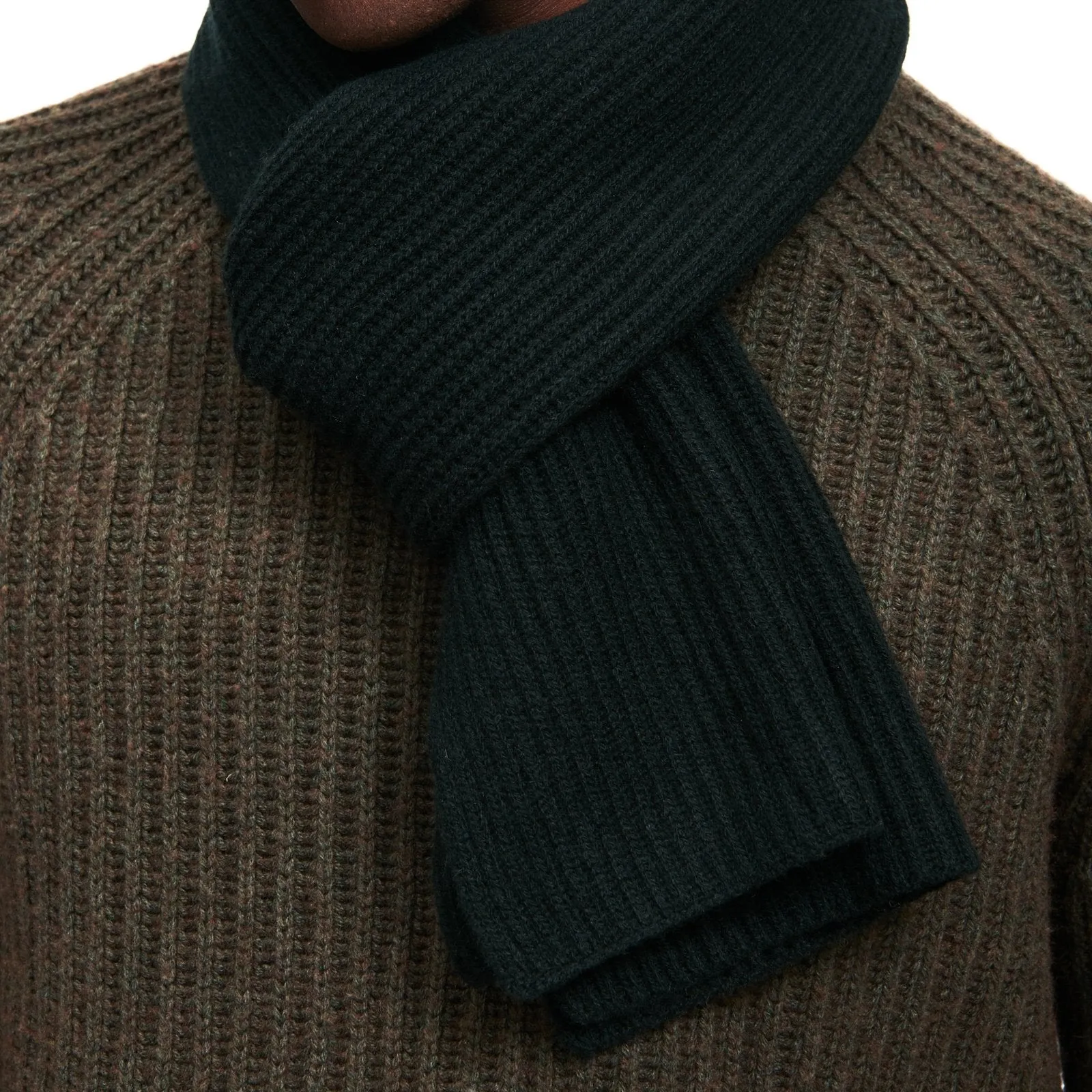 Luxe Cashmere Ribbed Scarf