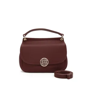 Marielle Satchel (L) Women's Bag - Wine