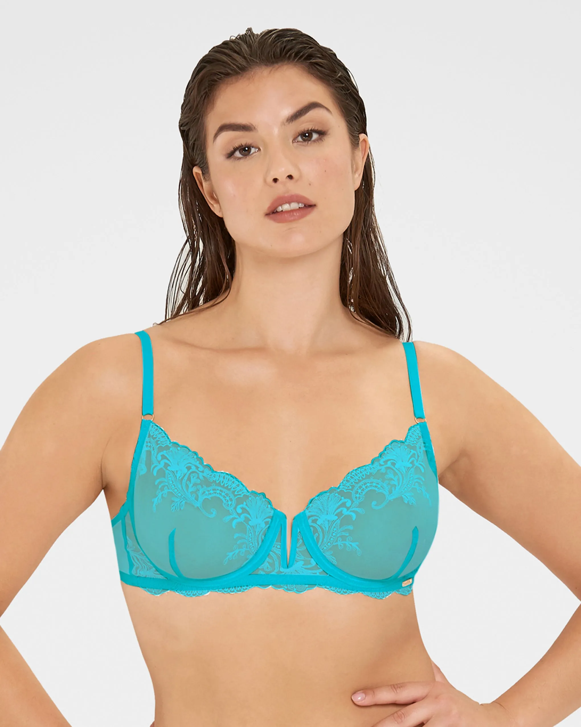 Marseille Bra Peacock Blue