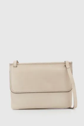 Maya Leather Double Flap Crossbody