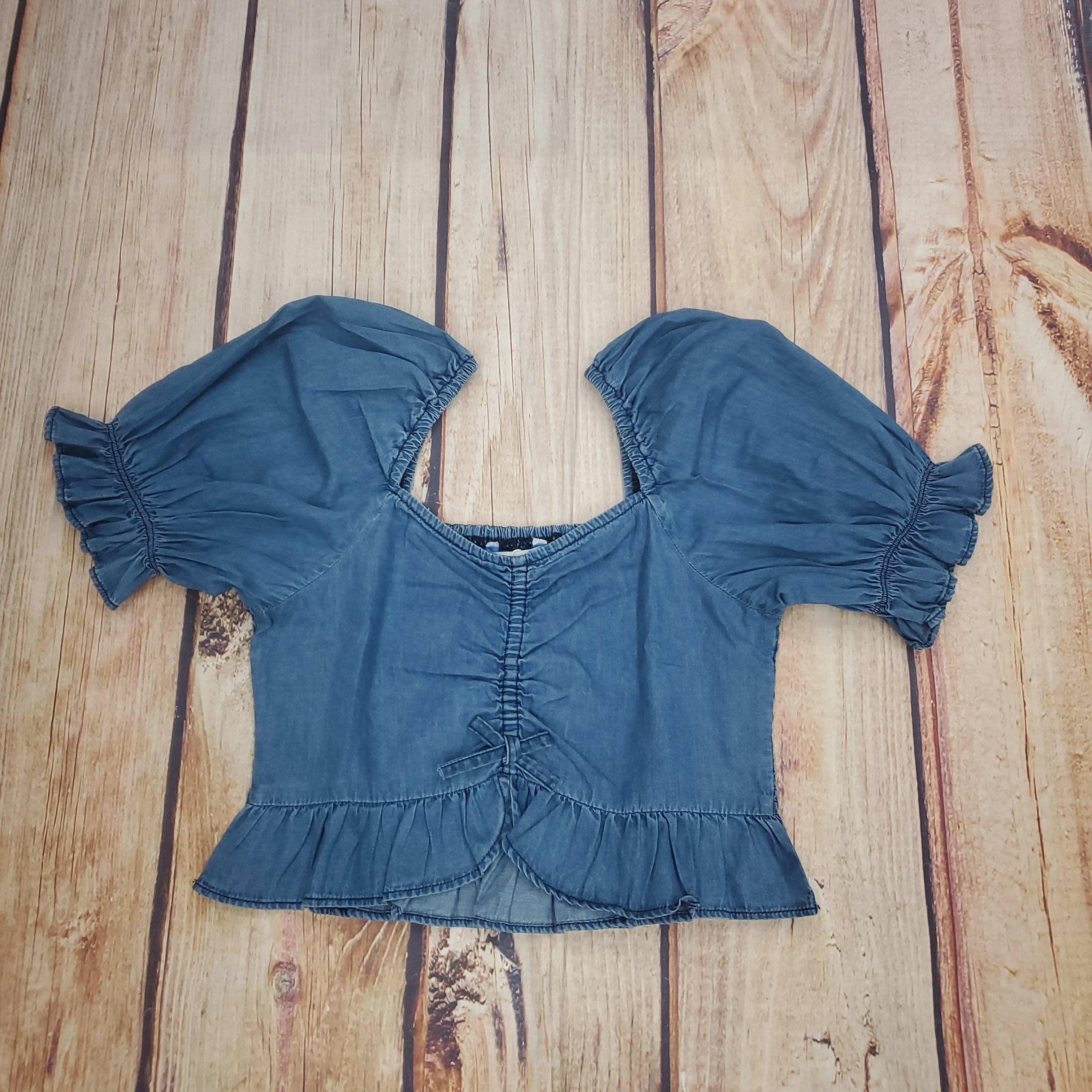 MAYORAL GIRLS DENIM BLOUSE