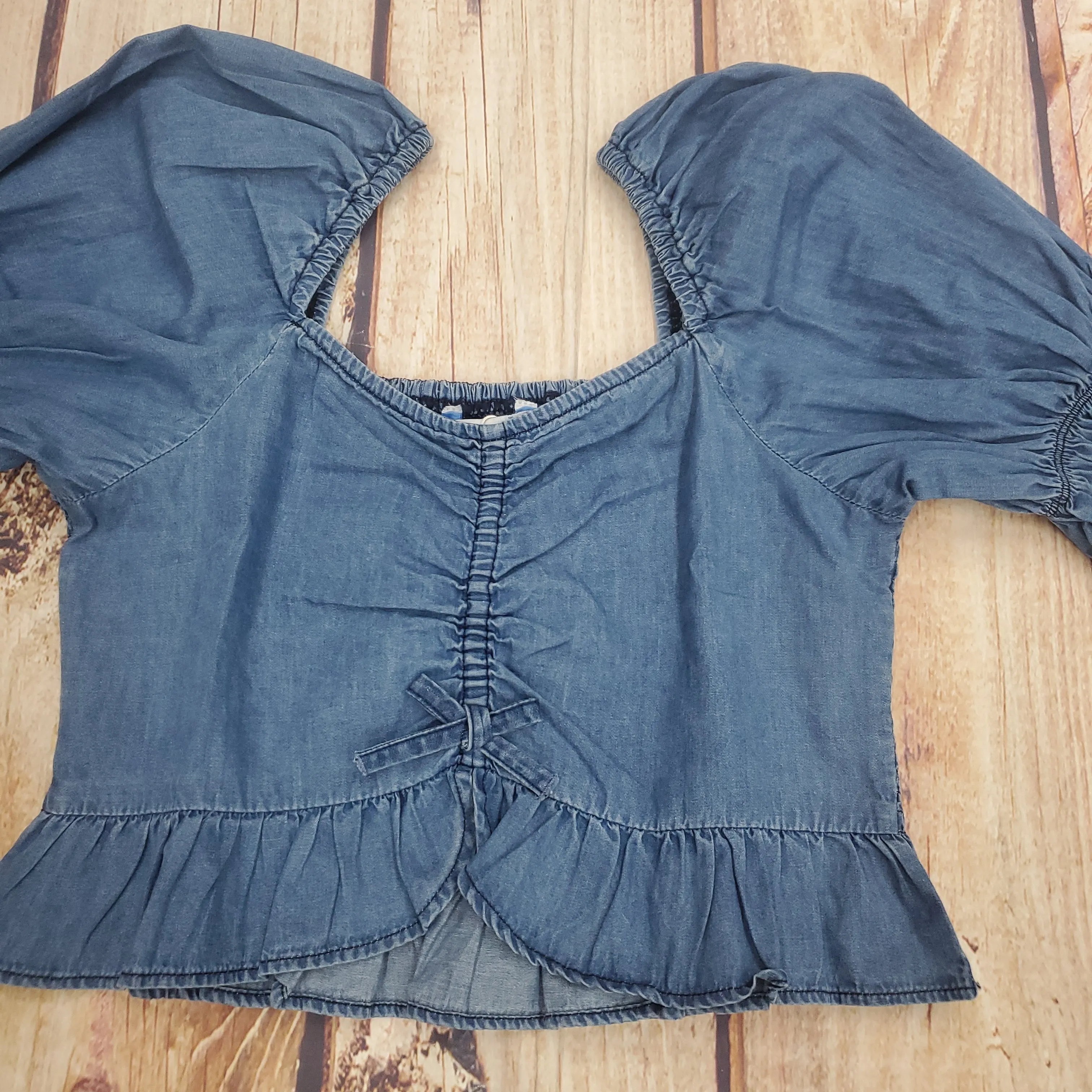 MAYORAL GIRLS DENIM BLOUSE