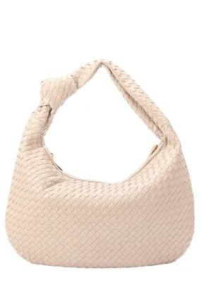 Melie Bianco - Brigitte Vegan Large Top Handle Bag in Ivory