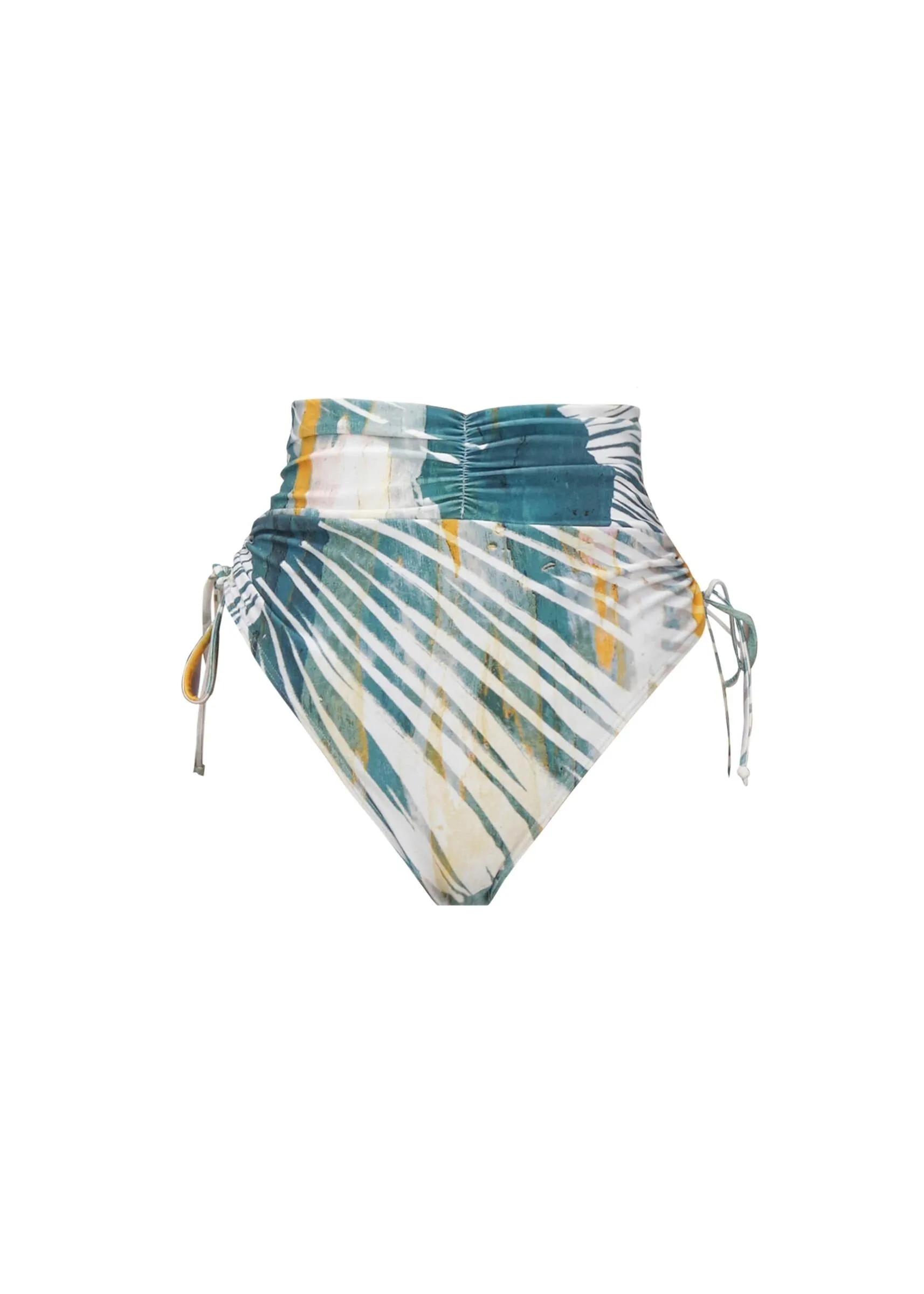 Menasa Abstract Bark High Rise Bikini