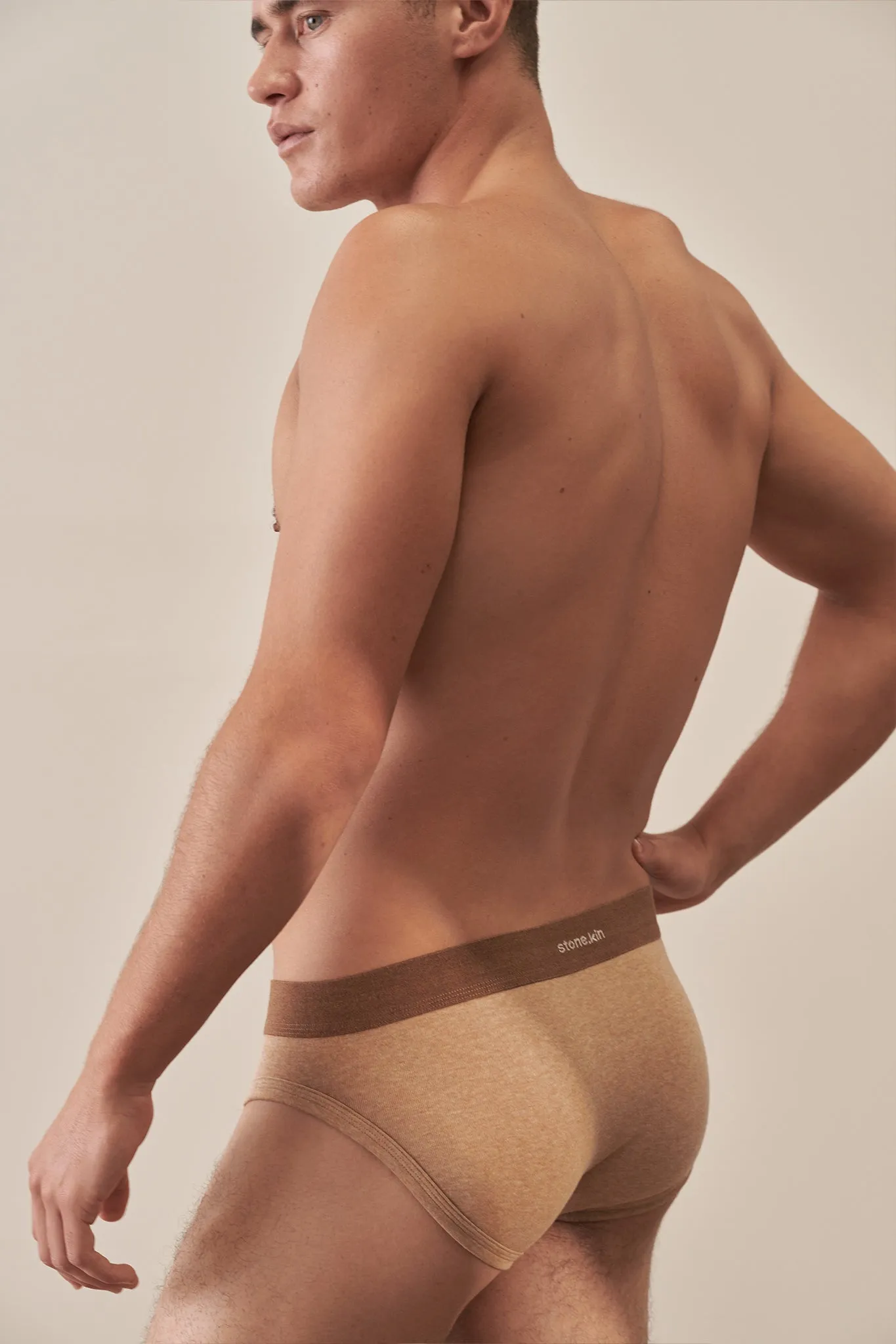 Men's Brief 3 Pack / Tar, Brown & Camel