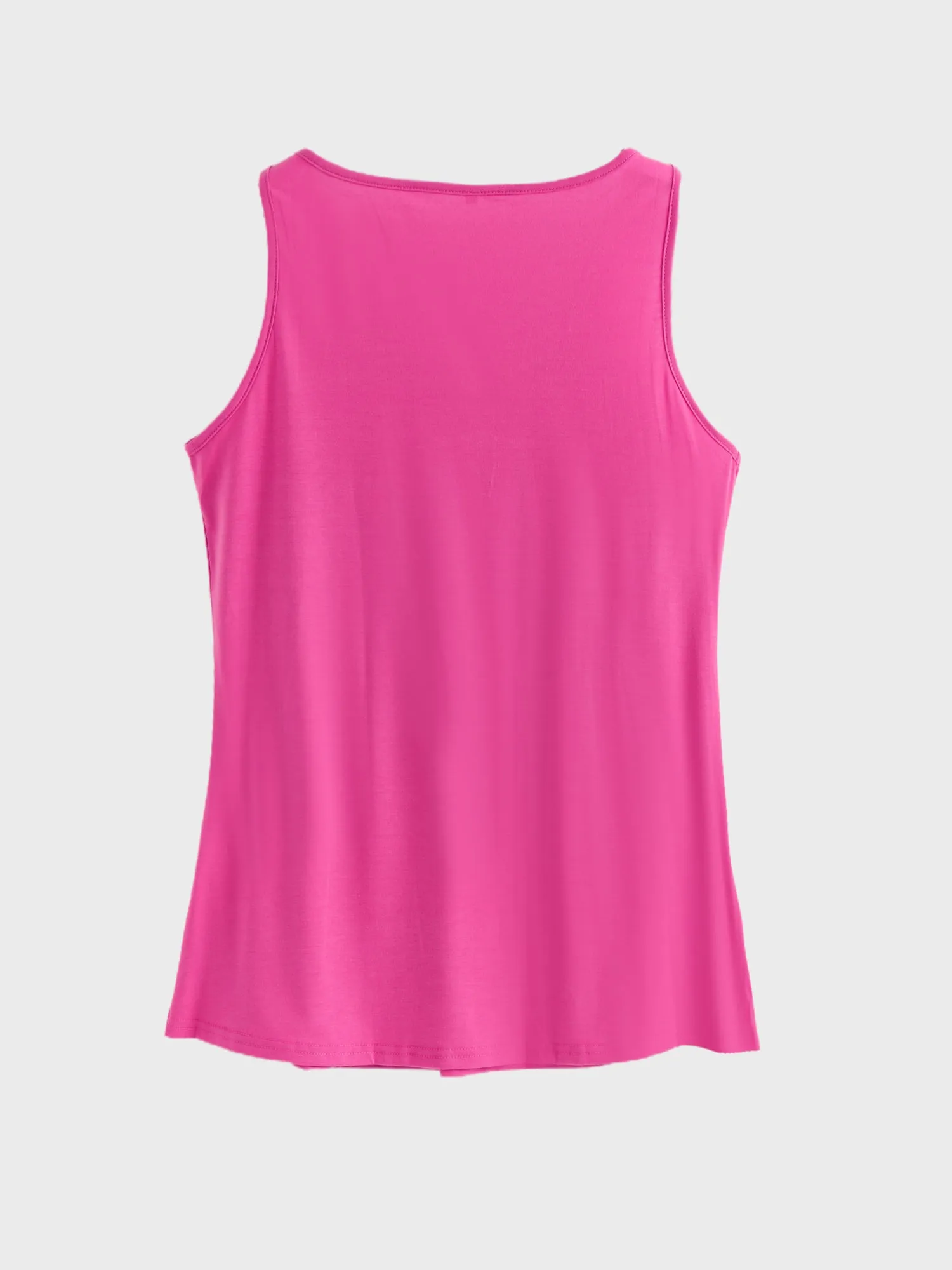 Midsize Cozy Flowy Pleated Tank Top