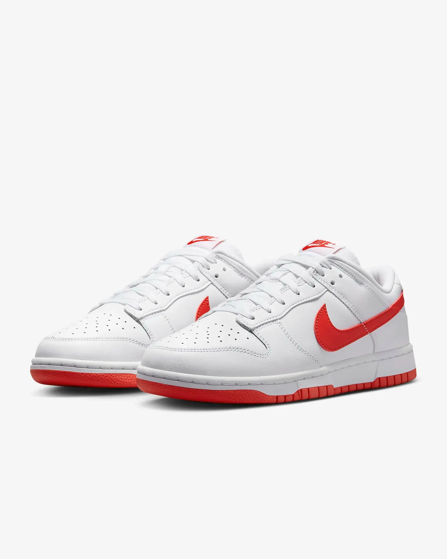 Nike Dunk Low Retro White Picante Red