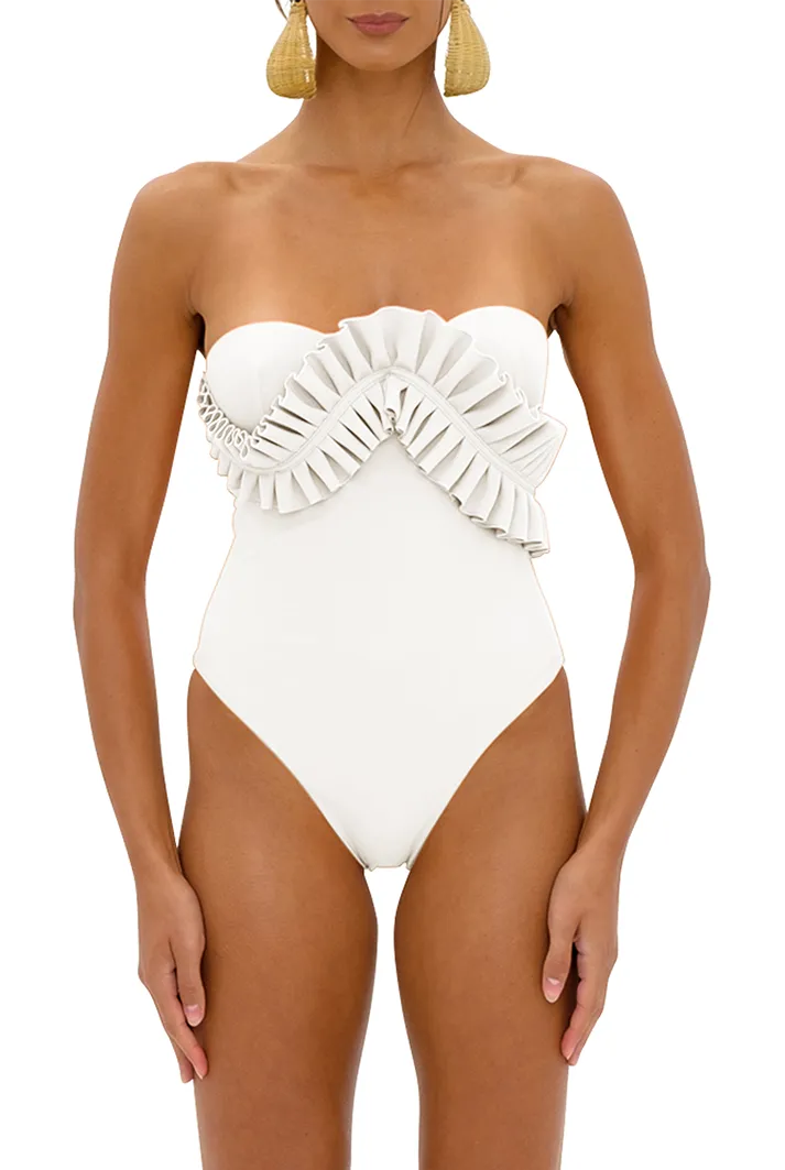 Nisi White One Piece Swimsuit