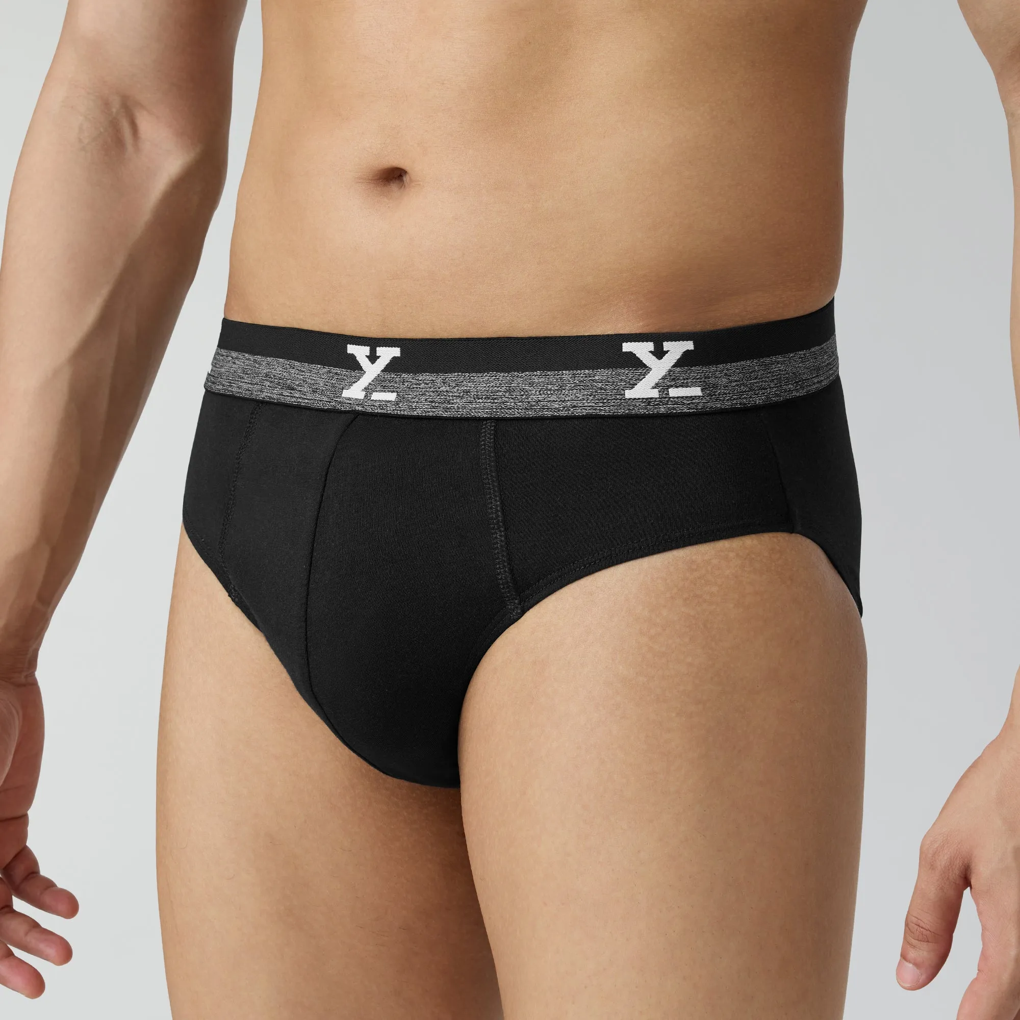 Nova Cotton Briefs Storm Grey