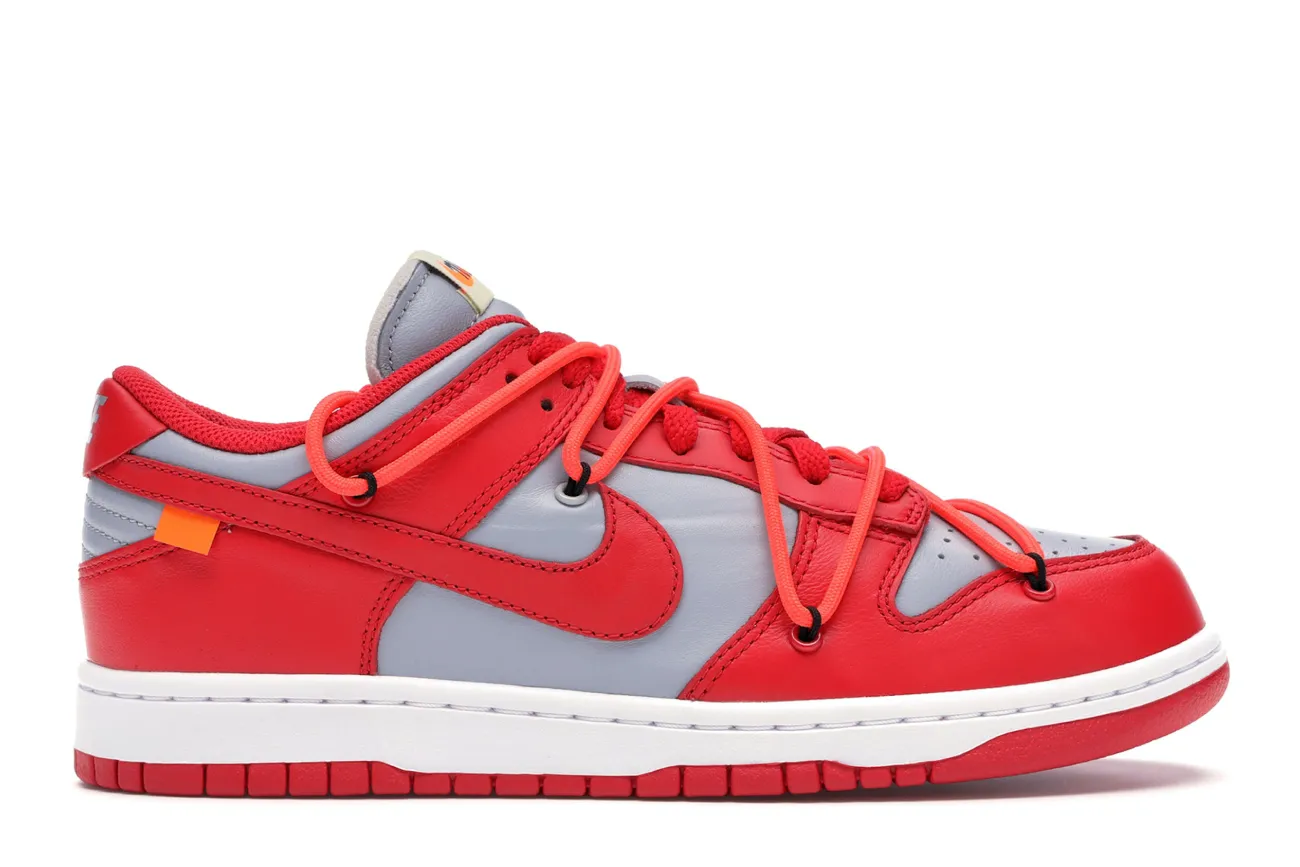 Off-White x Dunk Low 'University Red'