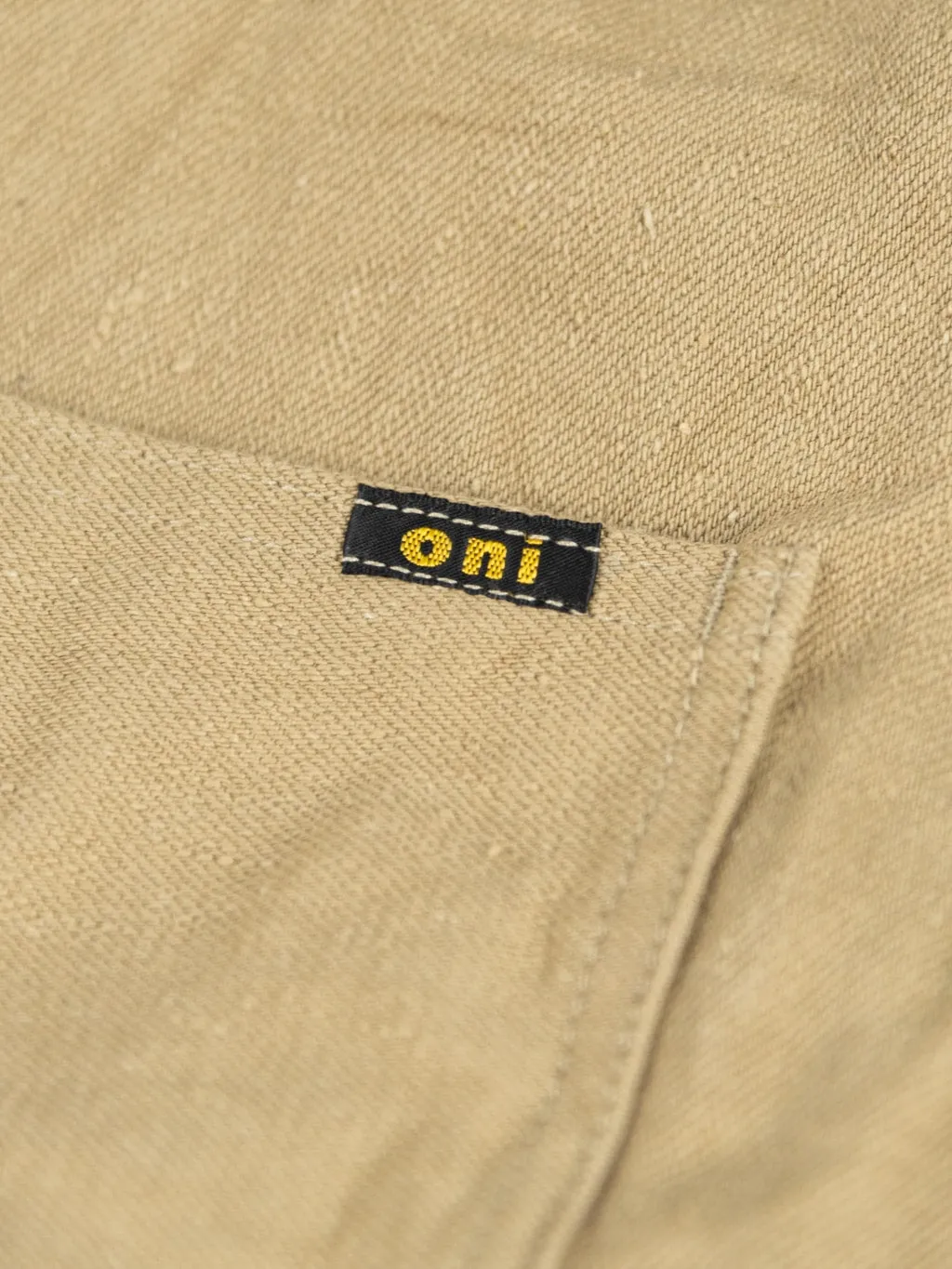 ONI Denim 03501-KHBESF "Super Low Tension Khaki-Beige" 12oz Coverall Jacket