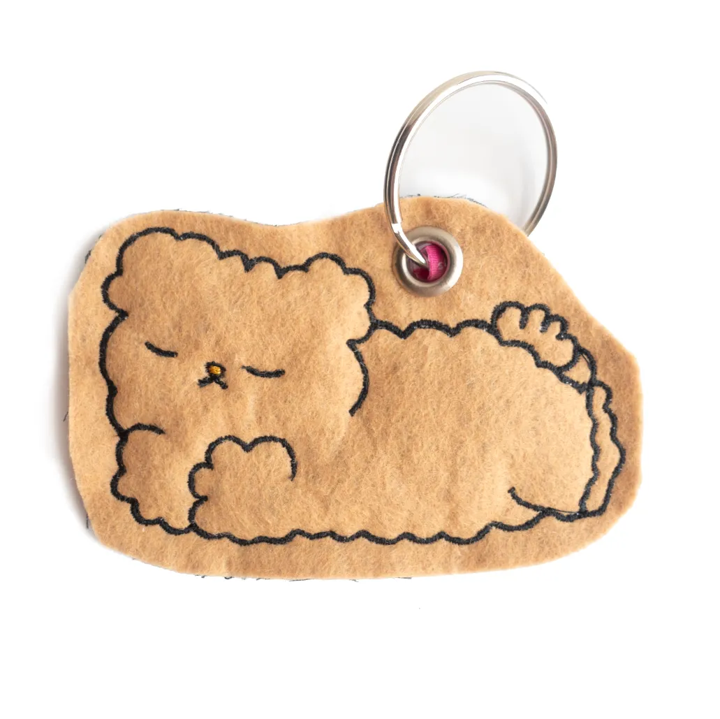 Osito Embroidered Keychain