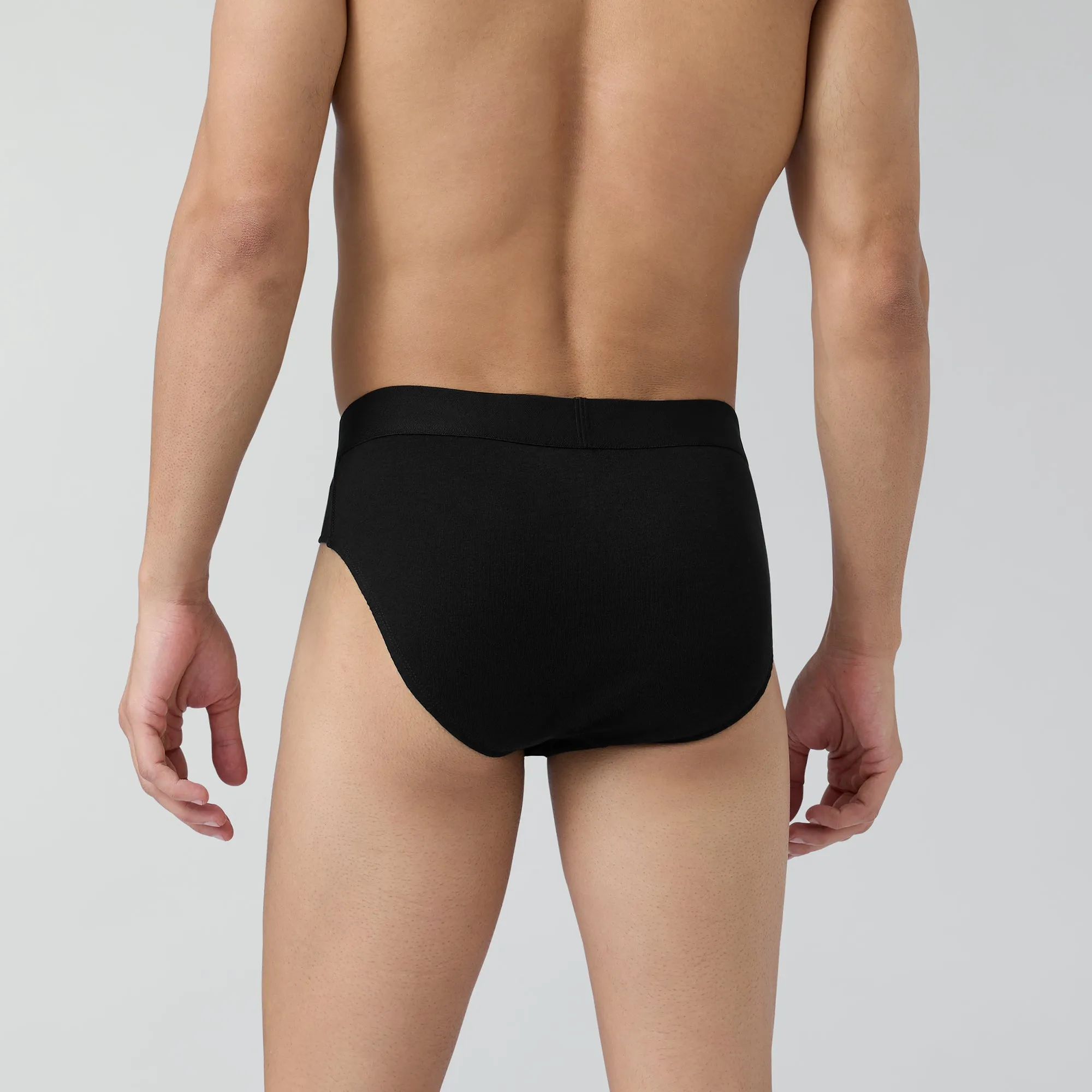 Pace Cotton Rib Briefs Black Knight