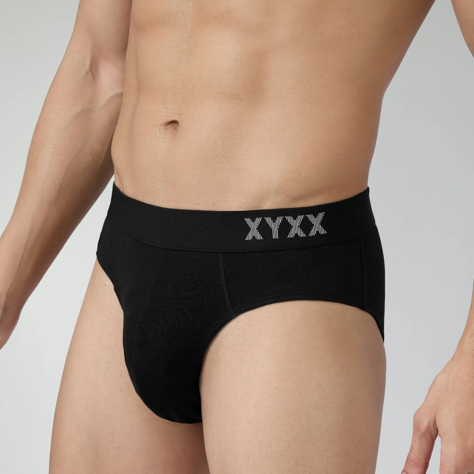 Pace Cotton Rib Briefs Black Knight