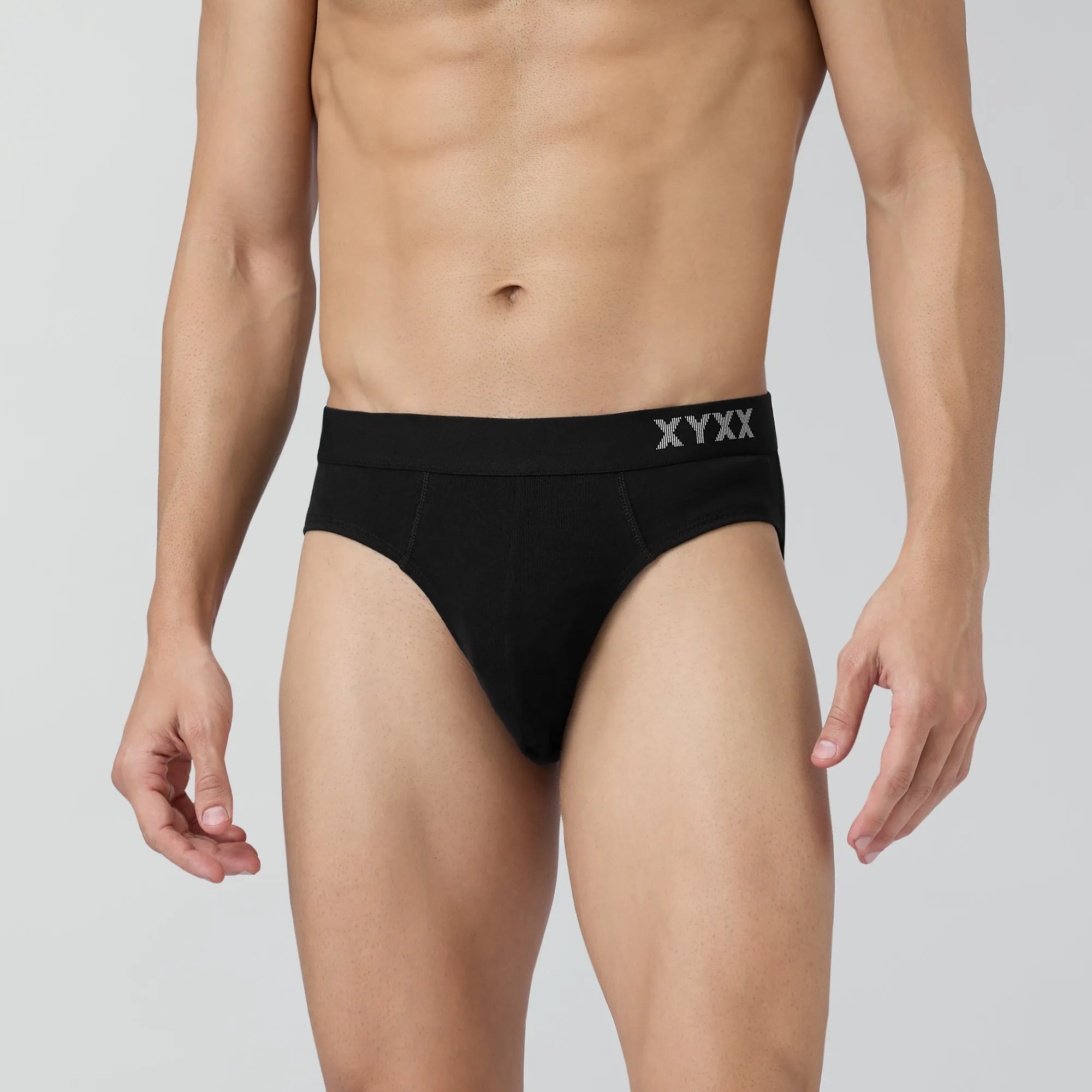 Pace Cotton Rib Briefs Black Knight