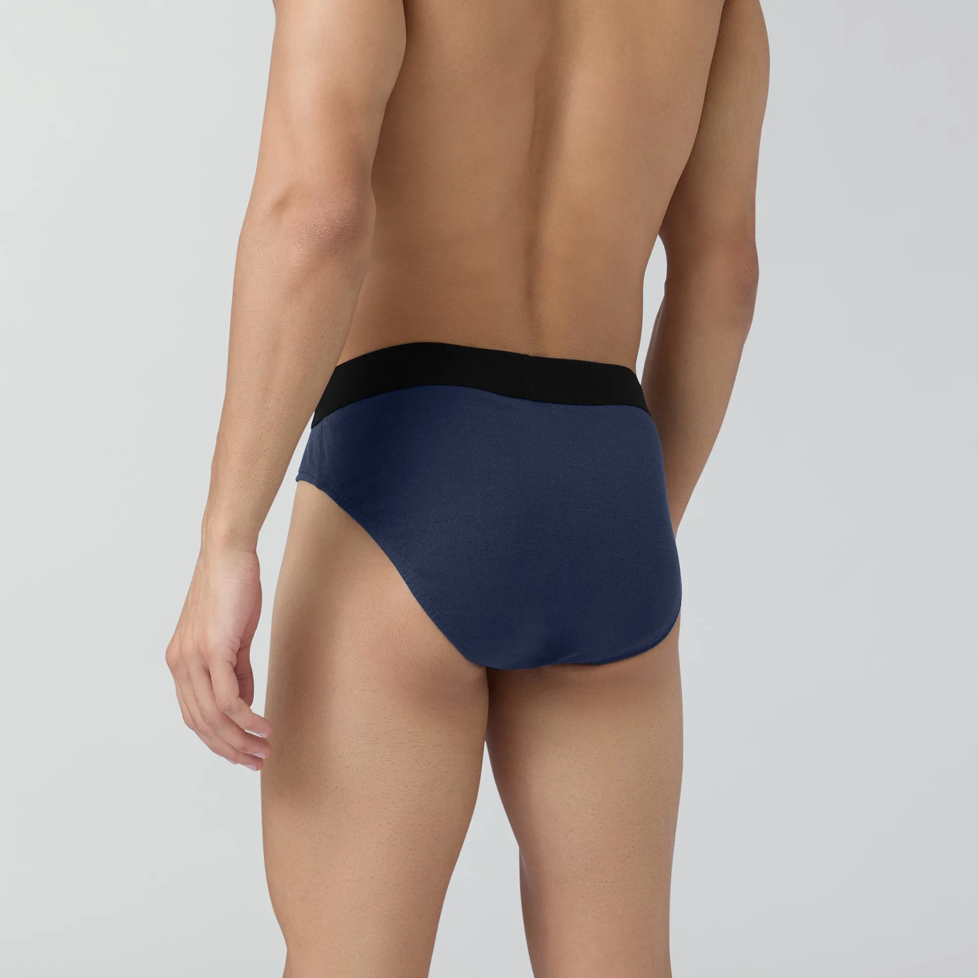 Pace Cotton Rib Briefs Estate Blue