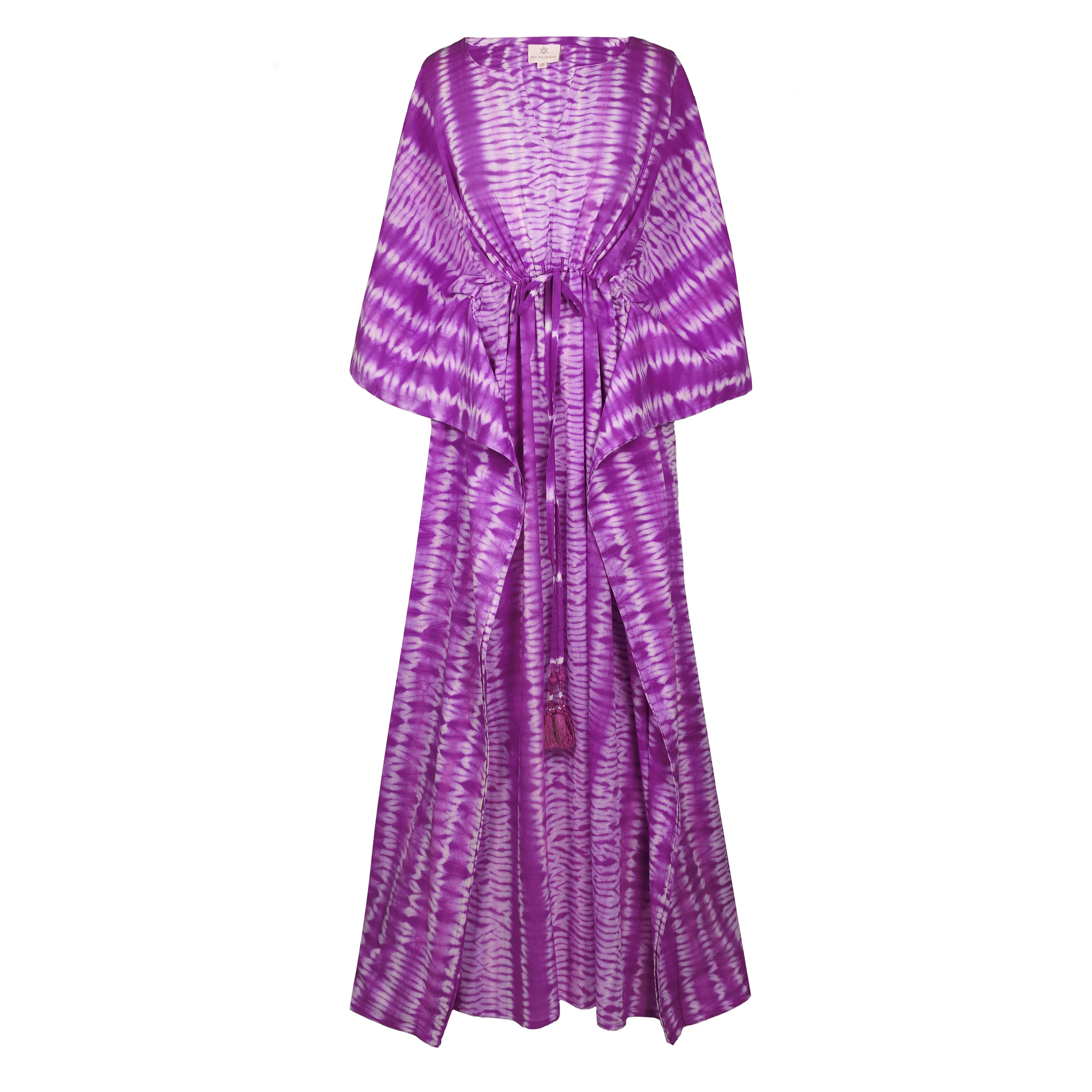 Panarea Purple Cotton Needle Shibori Store Credit