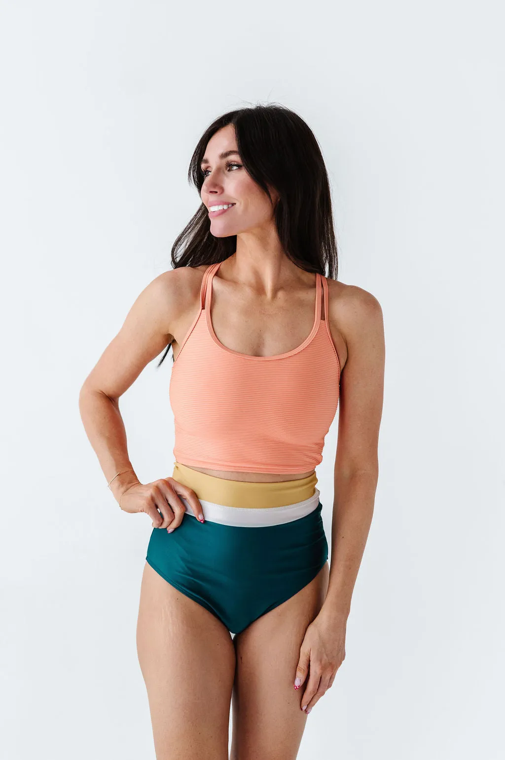 Peachy Paradise Double Strap Top