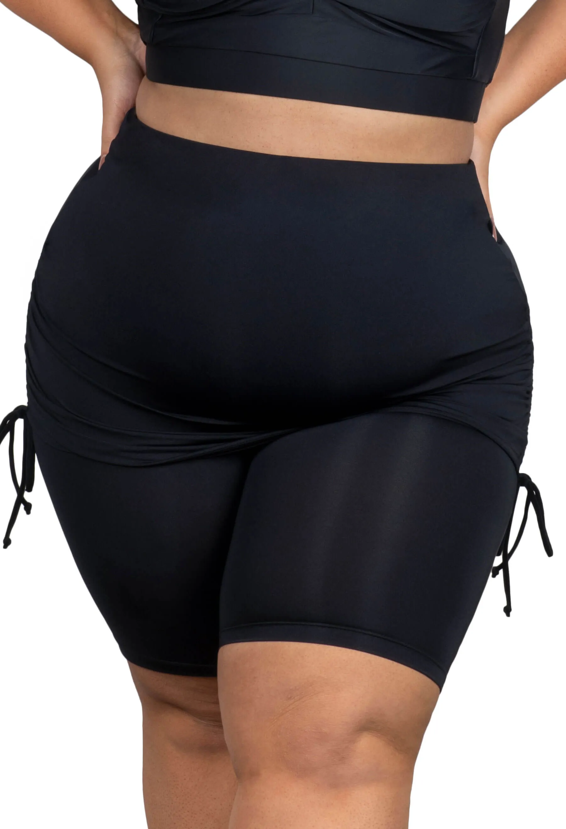 Plus Size Anti-Chafing Swim Skirt and Bikini Set