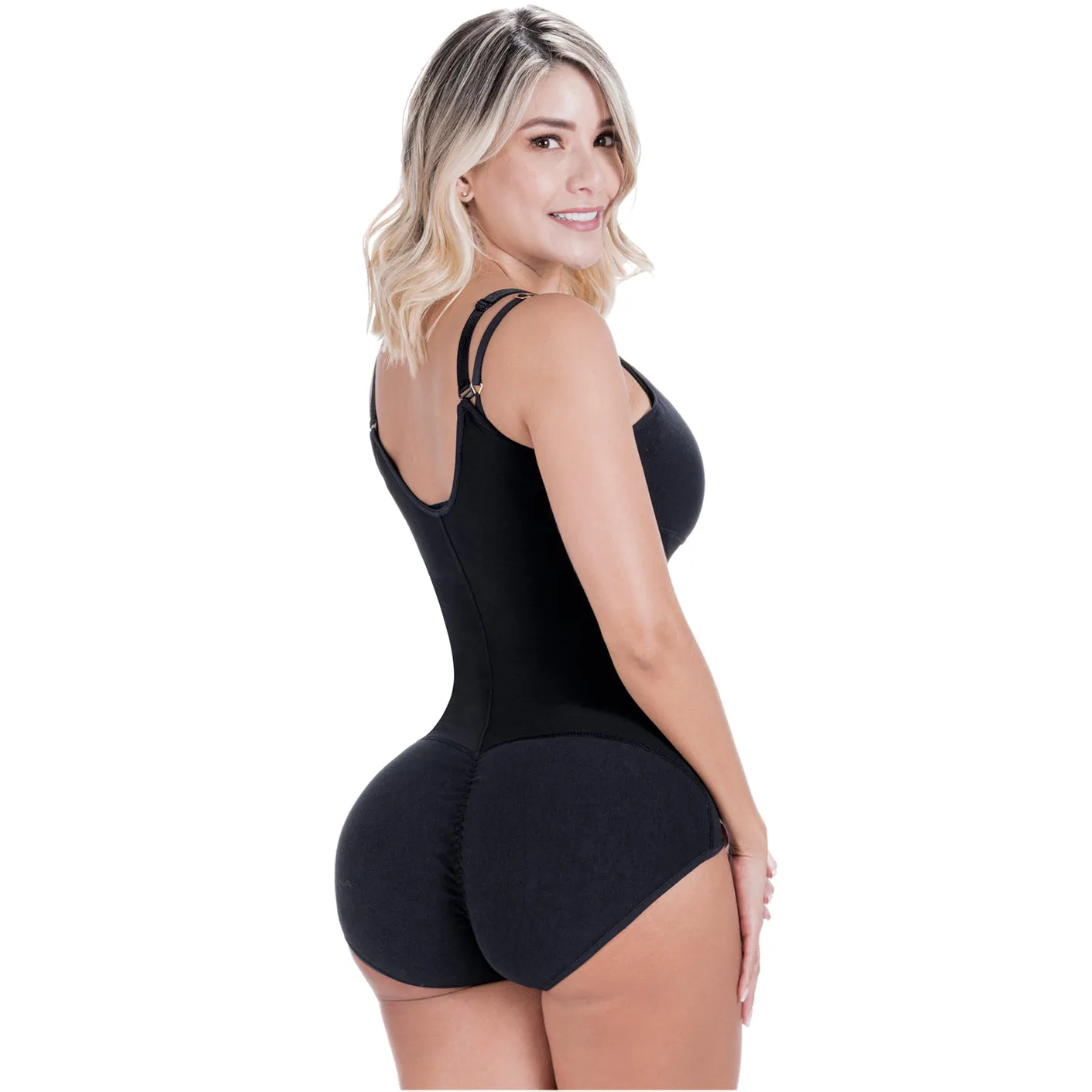 Postpartum C-Section Recovery with Removable Straps, High-Back, & Front Zipper Closure Fajas Sonryse 022ZL