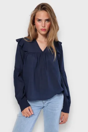 "Glory" blouse navy