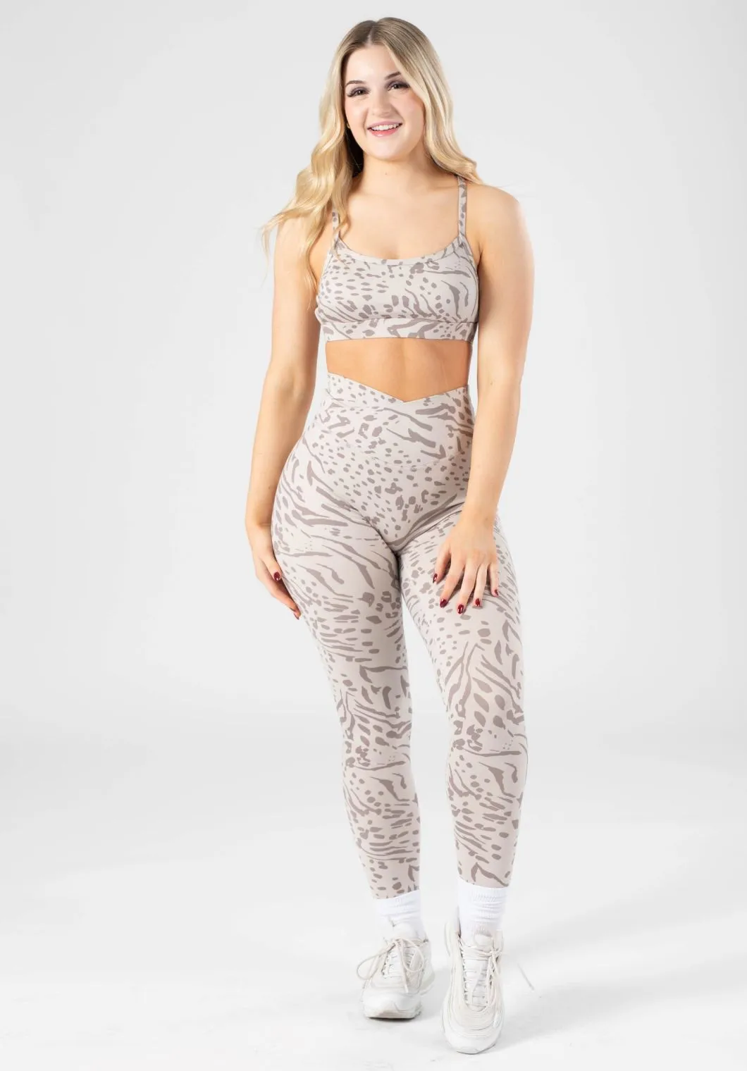 Reluna Crossover Sculptseam™ Legging Snow Leopard