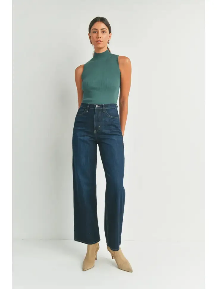 RETRO WIDE STRAIGHT LEG JEAN