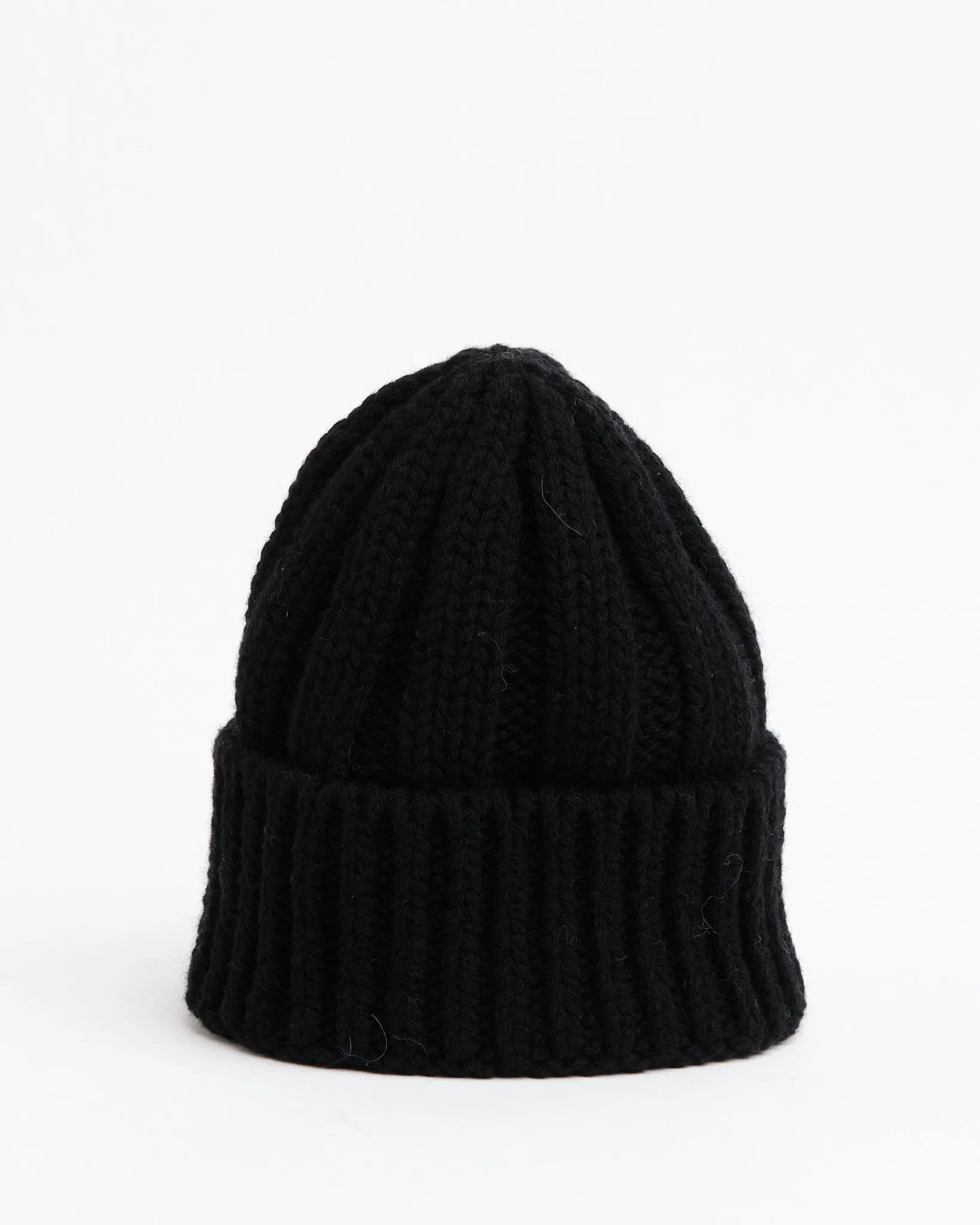 Rib Beanie Black