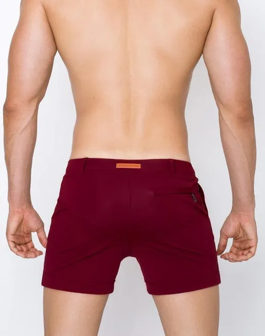 S60 Bondi Shorts - Cabernet