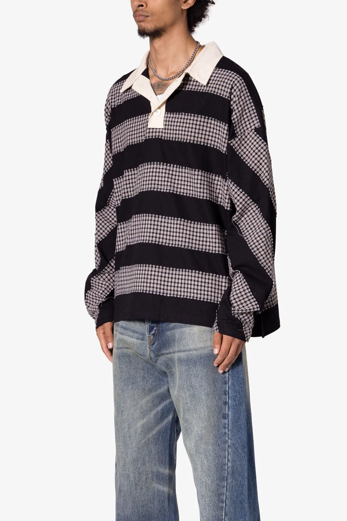 Shambly Striped Shirt - Black