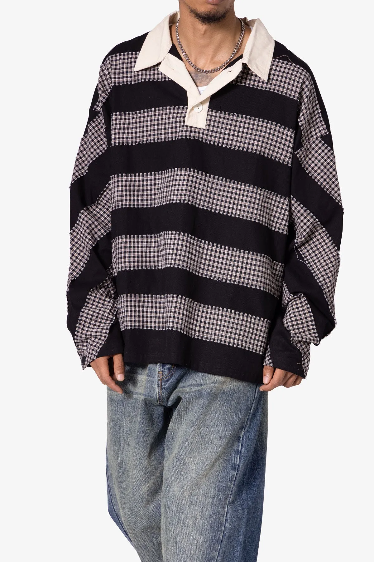 Shambly Striped Shirt - Black