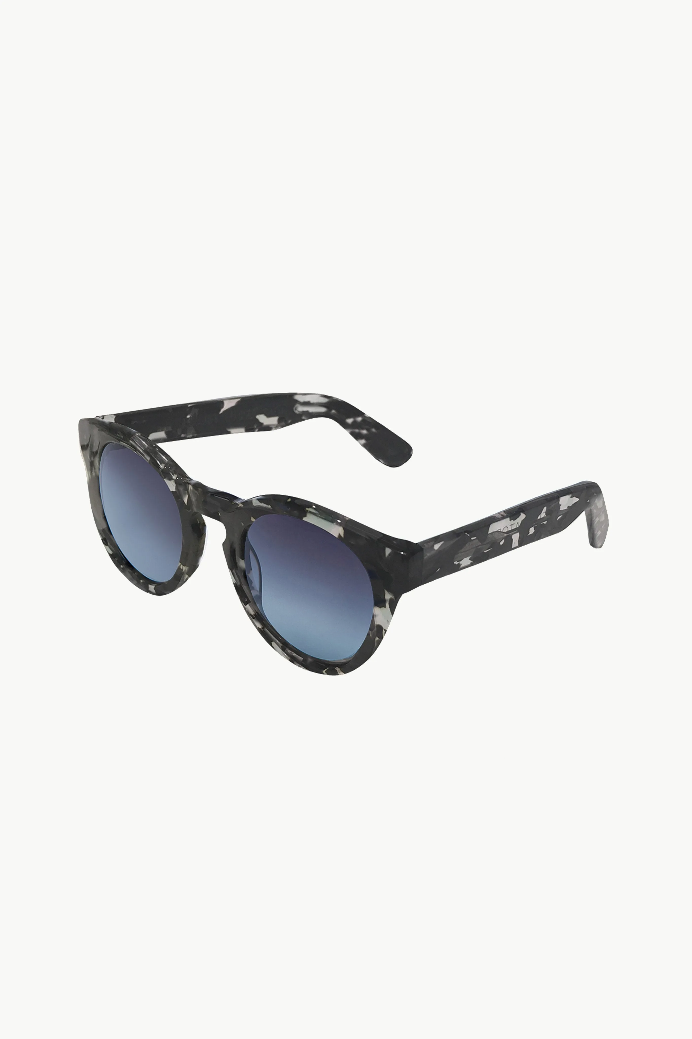 Spectator 2: Round-Frame Fatigue-Effect Acetate Sunglasses