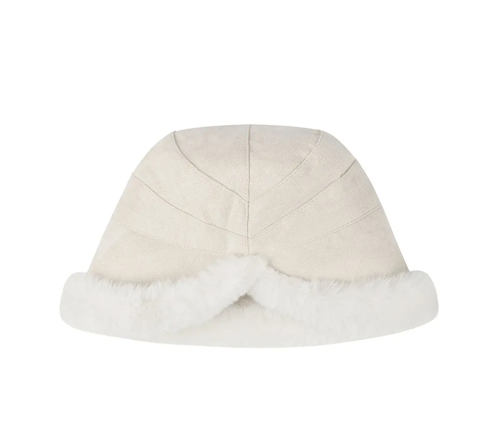 TARRAMARRA® Suede Fluffy Warm Bucket Hat