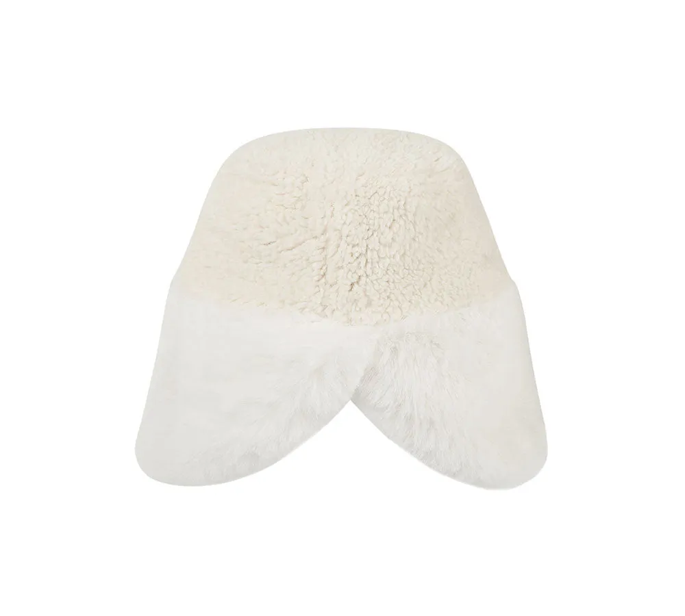 TARRAMARRA® Suede Fluffy Warm Bucket Hat