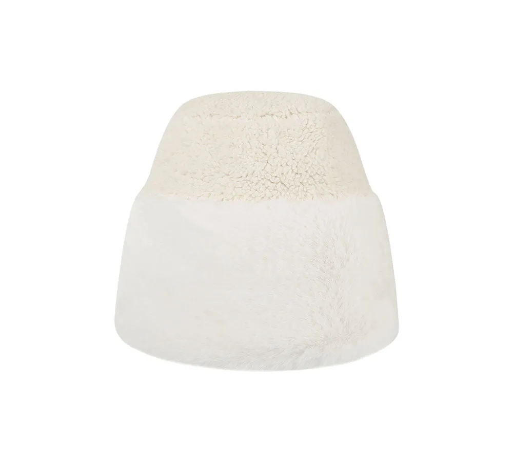 TARRAMARRA® Suede Fluffy Warm Bucket Hat