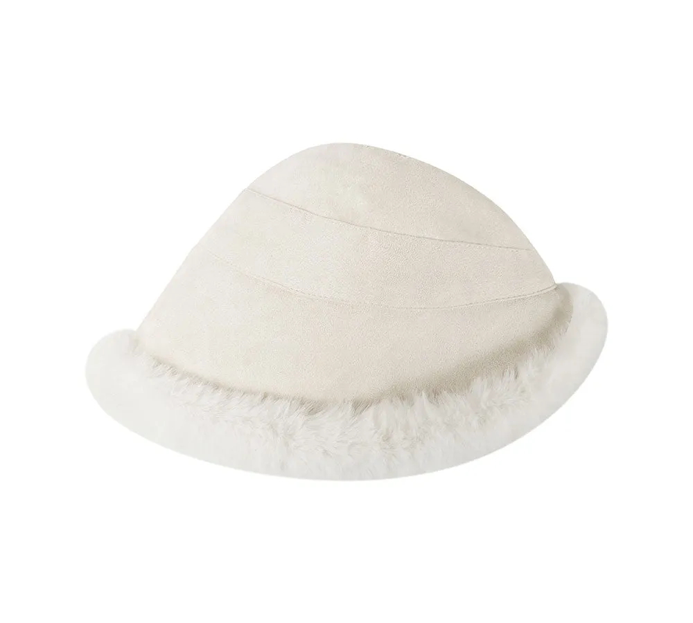 TARRAMARRA® Suede Fluffy Warm Bucket Hat