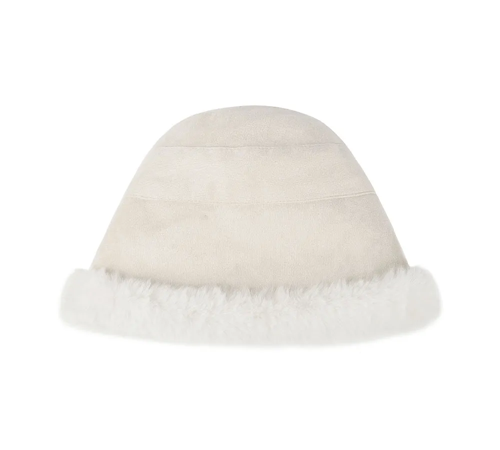 TARRAMARRA® Suede Fluffy Warm Bucket Hat