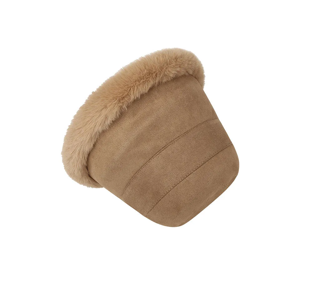 TARRAMARRA® Suede Fluffy Warm Bucket Hat