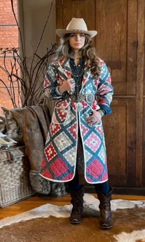 Tasha Polizzi Patchwork Coat - Multi