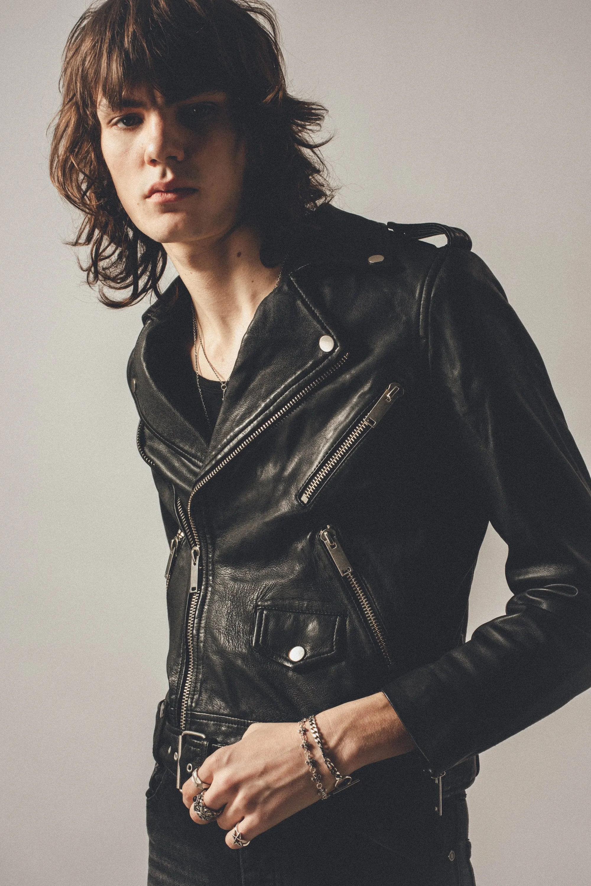 The Deuce Biker Jacket | vintage black