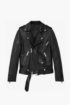 The Deuce Biker Jacket | vintage black