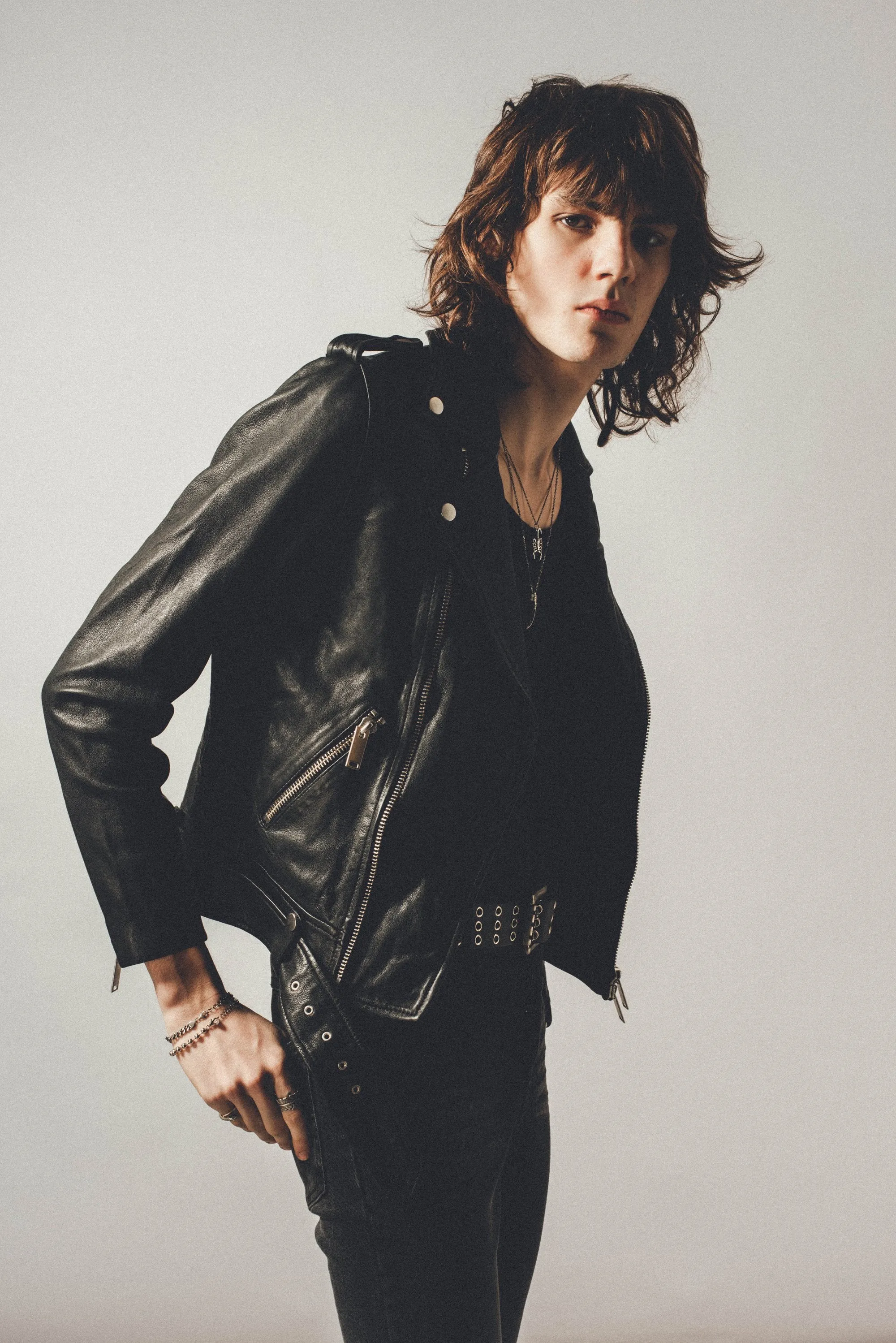 The Deuce Biker Jacket | vintage black