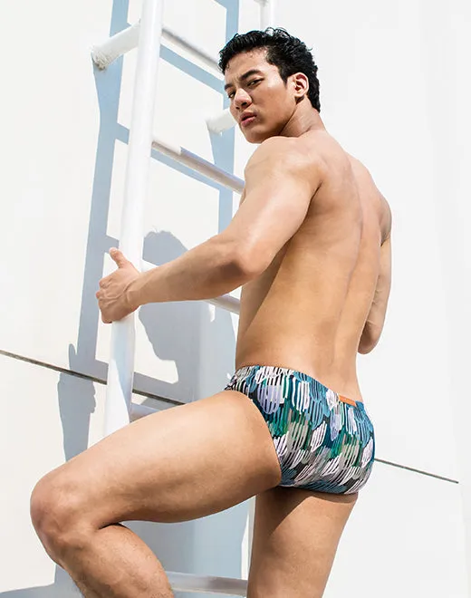 V10 Print Swimwear - Torch