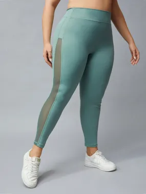 Women's Plus Size Contrasting Colour High Waist Loungewear Active Leggings